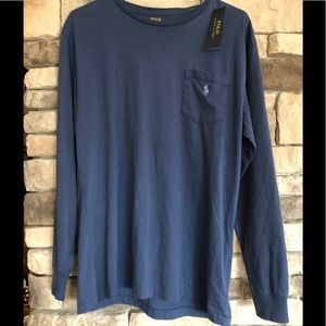 NWT RALPH LAUREN L/S men’s Polo Shirt Small